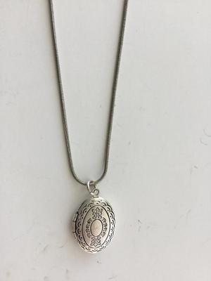 Unmarked locket necklace