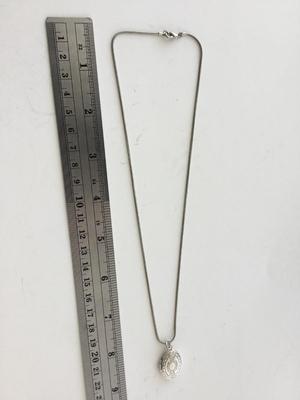 Unmarked locket necklace
