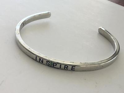 Unmarked cuff inspire bracelet