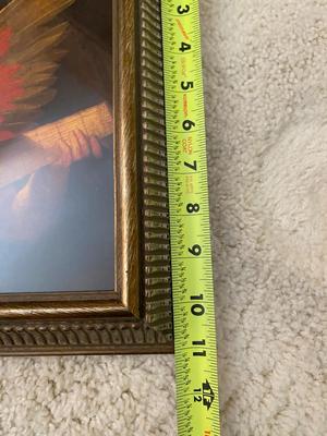 PHILLIPS DIGITAL PHOTO FRAME AND CHERUB FRAMED WALL ART
