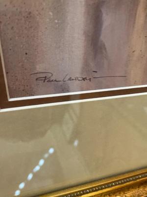 PAUL LANDRY “COTTAGE REFLECTIONS” PRINT INCLUDES COA
