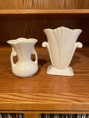 VINTAGE RED WING CLAY VASES
