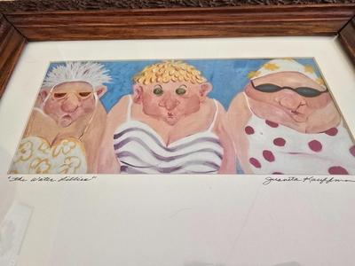 Framed wall art - "The Water Lillies" Juanita Kauffman