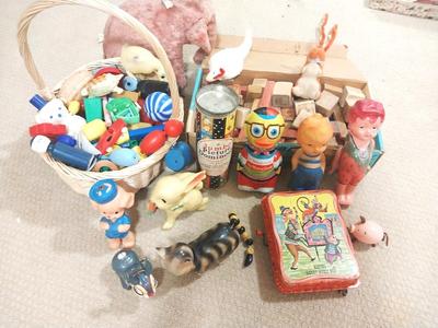 VINTAGE TOY BOX CONTENTS