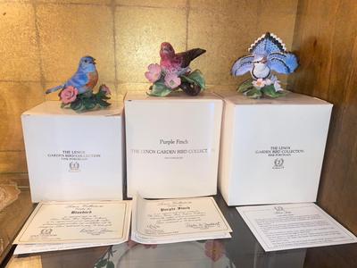LENOX PORCELAIN BIRDS