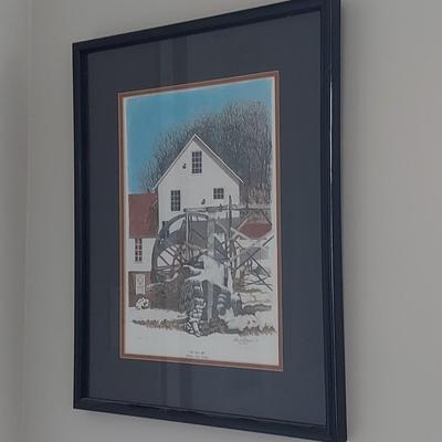 “The Grist Mill” by John LaMacchia Signed & Numbered Artist Proof Print (GB-BBL)