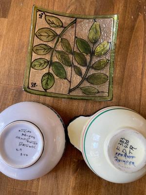 Various plates, bowls, cups/saucers