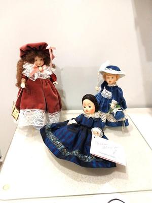 MADAME ALEXANDER DOLL AND TWO OTHERS