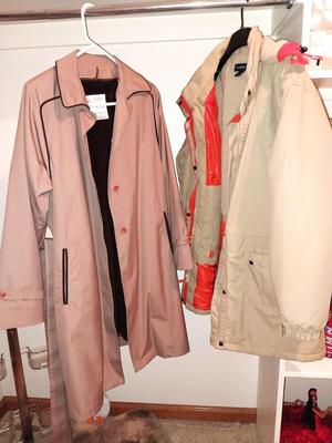 LADIES LANDS END AND LONDON FOG COATS