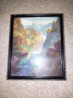 TWO FRAMED PICTURES