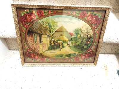 TWO FRAMED PICTURES