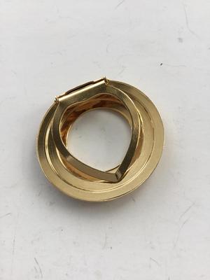 Beautiful vintage scarf round clip
