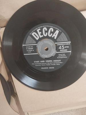 THREE BOOKS OF 45 LP'S