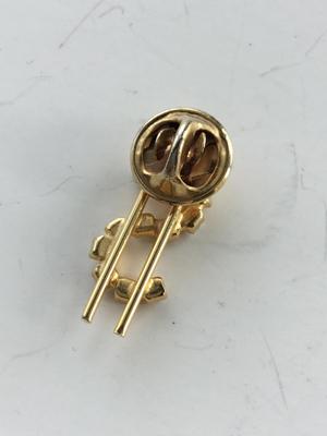 Unmarked rhinestone money sign push pin