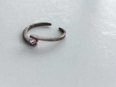 925 marked toe ring
