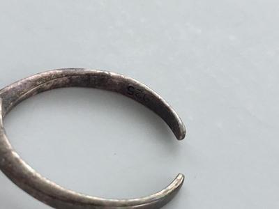 925 marked toe ring