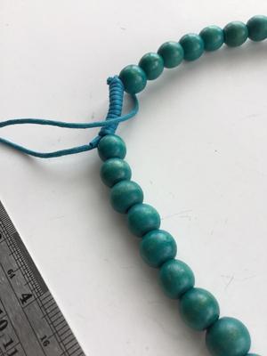 Vintage statement blue necklace