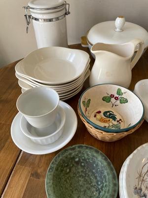Vintage Lamp Berger & Kitchen items