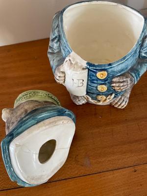 Nambe candle holder, candlesticks from Portugal and dog cookie jar