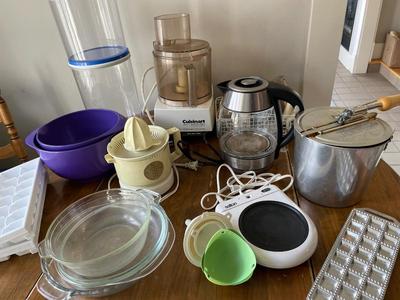 Cuisinart, food processor, coffee pot, popcorn, popper, pasta, maker, and more