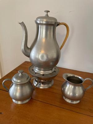 Pewter coffe set