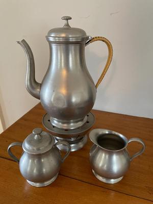 Pewter coffe set