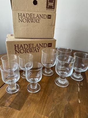 Hadeland Norway glasses