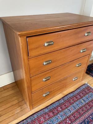 Vintage tall, four drawer cabinet