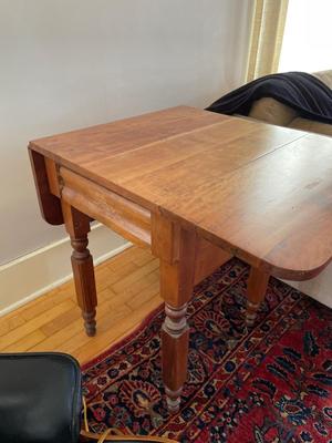 Vintage drop leaf side table