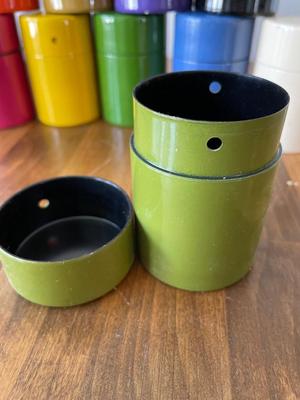 Small vintage canisters