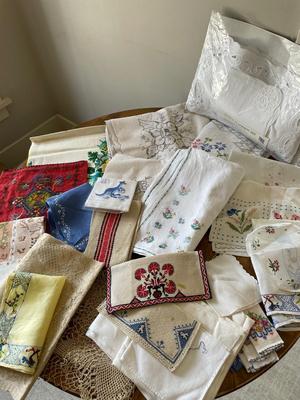 Handcrafted linens