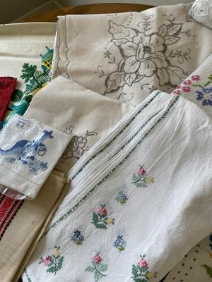 Handcrafted linens