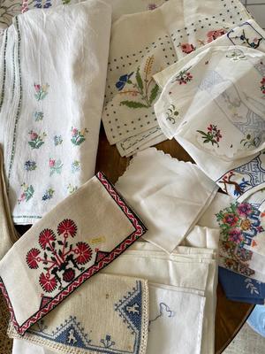 Handcrafted linens