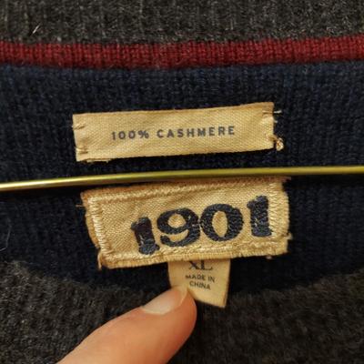 Men’s XL Long Sleeve Sweaters & Henleys with Cashmere & Merino Wool (GB-BBL)