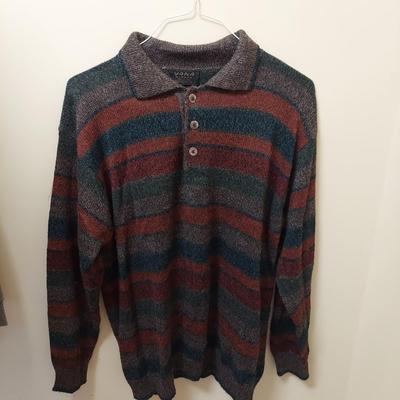 Men’s XL Long Sleeve Sweaters & Henleys with Cashmere & Merino Wool (GB-BBL)