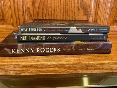 BOX SETS, WE'VE GOT WILLIE NELSON, KENNY ROGERS, & NEIL DIAMOND!