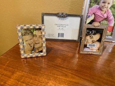 STERLING SILVER FRONT PHOTO FRAME, AND OTHERS MOSTLY ALL NEW!