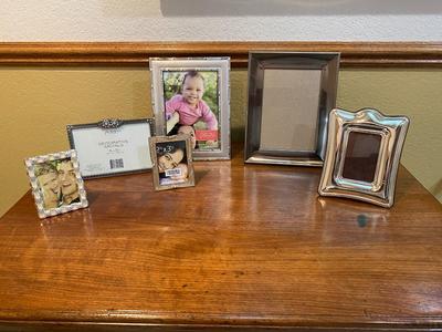 STERLING SILVER FRONT PHOTO FRAME, AND OTHERS MOSTLY ALL NEW!