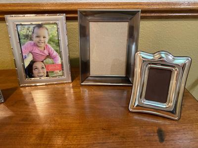 STERLING SILVER FRONT PHOTO FRAME, AND OTHERS MOSTLY ALL NEW!
