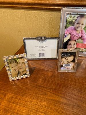STERLING SILVER FRONT PHOTO FRAME, AND OTHERS MOSTLY ALL NEW!