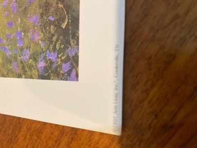 3 UNFRAMED DWAYNE WARWICK PRINTS, AND AN ASSORTMENT OF FRAMES