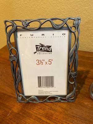 PEWTER FRAMES AND DECORATIVE ELK