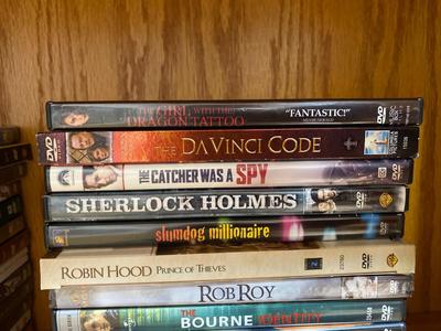 VARIETY OF MOVIES ON DVD