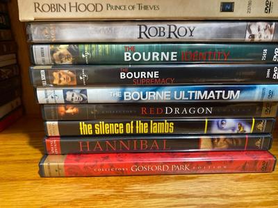 VARIETY OF MOVIES ON DVD