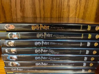 HARRY POTTER MOVIES ON DVD