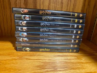 HARRY POTTER MOVIES ON DVD
