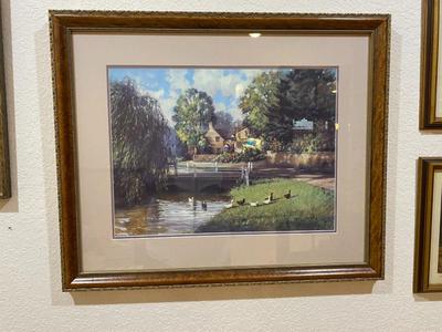 PAUL LANDRY "MORNING WALK" SIGNED AND NUMBERED 433/850 PRINT INCLUDES COA