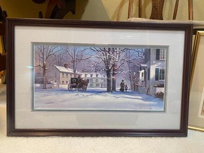 PAUL LANDRY 1128/2500 "CHRISTMAS TREASURES" AND "NORDIC SANTA"