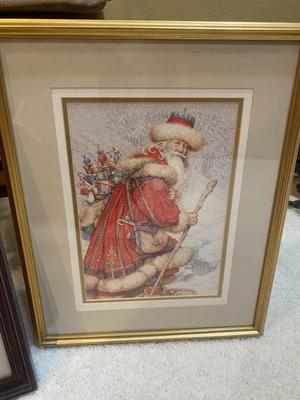 PAUL LANDRY 1128/2500 "CHRISTMAS TREASURES" AND "NORDIC SANTA"
