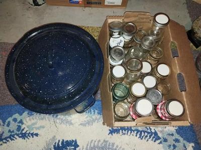 CANNING POT AND JARS
